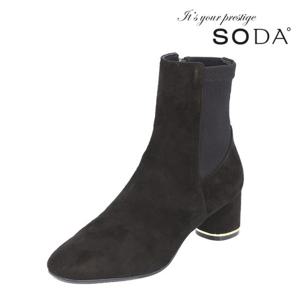 [소다 공식] SODA 여성 스판 삭스 앵글부츠 ALB106 DA10 (5cm)