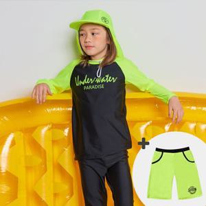 [아이스샌드]아이스샌드 남주니어 래쉬가드4피스세트 BR-1010166