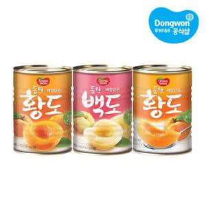 [동원] 동원 복숭아통조림 400g x24개 /황도/백도/과일통조림