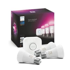 필립스 휴 컬러 앰비언스 스타터킷 1100 루멘 전구3개 브릿지1개