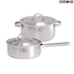 키친아트 코델리아 IH통5중 304스텐 냄비세트 2종B 편18+양20