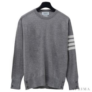 [톰브라운] 메리노 울 4-바 크루넥 풀오버 MKA002A00014-058