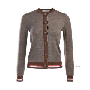 [톰브라운] 자카드 크루넥 울 가디건 FKC470A Y1014 210