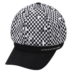 [링스] 여성 픽셀 자카드 뉴스보이캡 L21C3CP661_BK