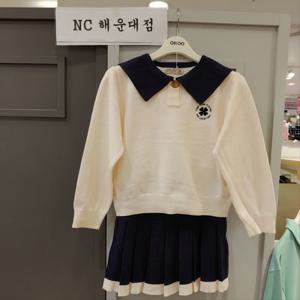 [오후]깔끔 단정~~스웨터 스커트 세트 OHSM23W53