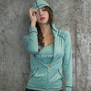 여성 스포츠 데일리 요가 헬스 기능 후드집업