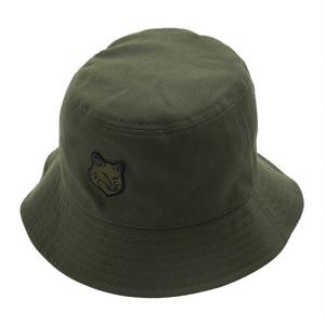 [메종 키츠네] 폭스헤드 패치 버킷햇 LM06113WW0088 KHAKI