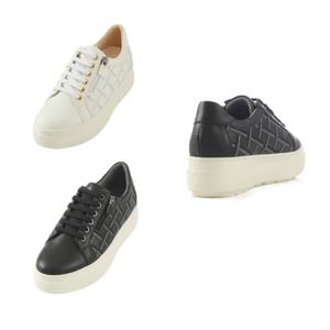 [바이네르(여성화)]여성컴포트부츠 071A 블랙,화이트 5CM