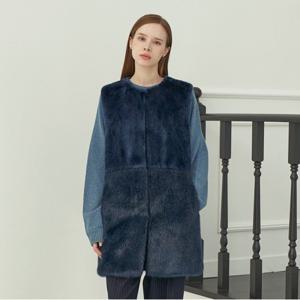 [DO NOT PLAN]페이크 퍼 롱 베스트_KSVS230803