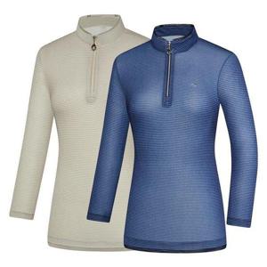 [콜핑]LD18 여성 여름 하이쿨 칠부소매 집업등산티 KTT4786W