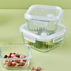 [GS특가]네오플램 웨이브락 유리 V(스팀홀) 정사각 3종