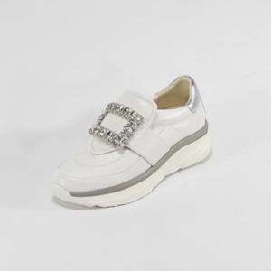 [소다(여성화)]여성 크리스탈 포인트 슬립온 스니커즈 ALS406 LS30_ARLT 백색 (5cm)