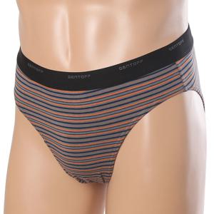[비비안(언더웨어)]아웃밴드 면 스트라이프  남성 삼각 팬티 PT3909G