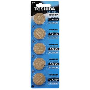 3v건전지 도시바 리튬 건전지 CR2450 1세트 5P 스마트키배터리
