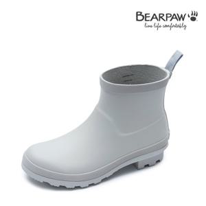 [베어파우(슈즈)]CORDELIA 여성 레인부츠 징크 미들부츠 방수 장화 K2828332QB-W 3CM
