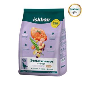 이즈칸 고양이사료 퍼포먼스 시니어 2.5kg