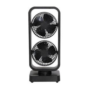 [사계절내] 코멕스 USB 충전식 듀얼팬 선풍기 CM-005TW 탁상용 고급