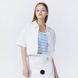 [지오다노/본사] 374523 여 나일론 반팔 자켓