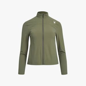 [스파이더] 여성 에센셜 트리코트 셋업 집업 SPIPCNFT171WLKH