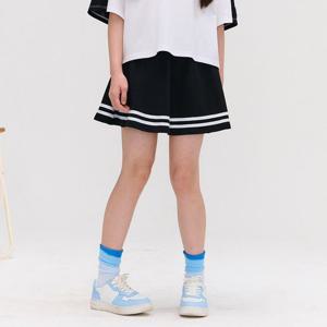 [오션스카이]여아 속바지내장 라인 플레어 Skirt