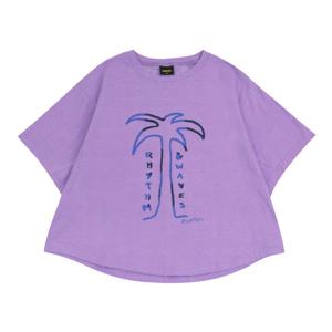 [블루테일]바이올렛 인디고나염 오버핏 반팔 티셔츠AYC4TS01VI