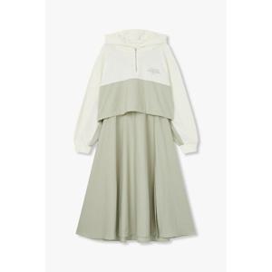 [보브]저지 후드 레이어드 원피스 (7154337003)