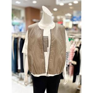 [트리아나]인조 가죽 집업 조끼 AK3WA03