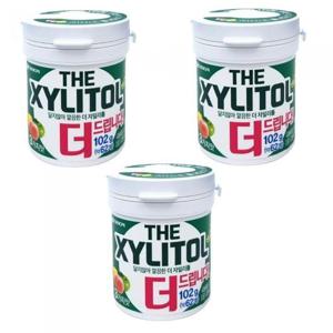 오리온제과 더 자일리톨 102g (통껌) 3개