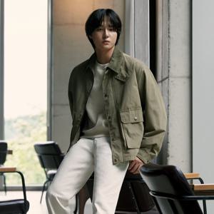 [리얼지오지아][2컬러] 24FW 데일리 코듀로이 카라 헌팅자켓 ADE3JJ1801 CM9344