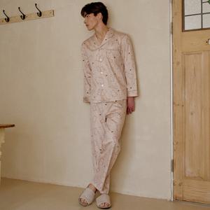 [비너스]편안한 착용감 순면 곰나염 남성 실내복 파자마 VPA4471M