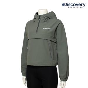 디스커버리 여성 우븐 트레이닝 아노락 라이트카키 DWTR45044LKS
