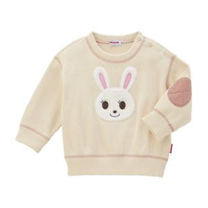 [미키하우스10] 11O405602 MH 푸치 우사코 얼굴 와플 맨투맨