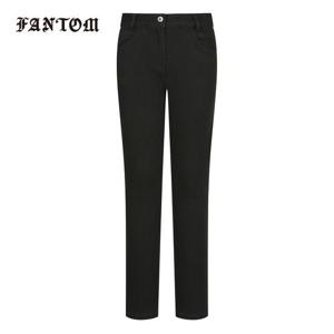 [팬텀] 여성 스티치 포켓 캐주얼 기모 데님 팬츠