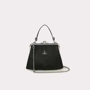 [비비안웨스트우드]비비안웨스트우드 바이오그린 사피아노 복조리 체인백 블랙 (VOTCBA0008-99)