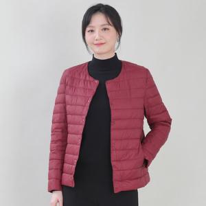 애비뉴투지 엄마옷 밀크 넥변형가능 오리털 초경량 패딩 J08150