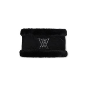 [어뉴골프] (W) BELTED NECKWARMER_BK