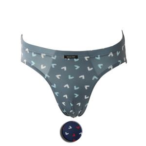 비너스 신축성 좋은 폴리 스판 하트 나염 남성 삼각팬티 VMP7239