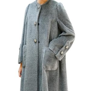 [비꼴리끄(여성)]알파카 울 카라리스 하프코트 B244WH3030