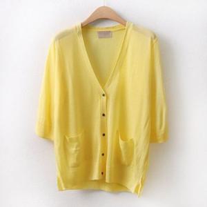 RM5935M306큰옷 빅사이즈시스루미니가디건