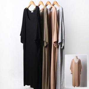 실키 305D222S 롱원피스 빅사이즈미시옷 루즈 빅사이