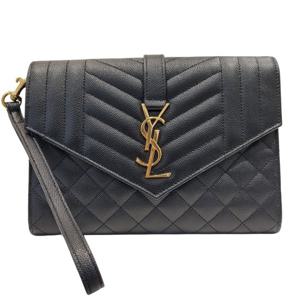 [생 로랑]651030BOW911000(모노그램 앙브로프 클러치)