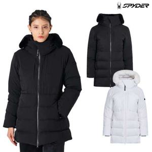 [스파이더] 여성 퀼티드 미드 다운 패딩 SPJWCNDJ355W