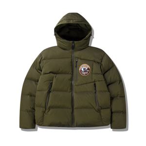 [지프]남녀공용 와펜 패치 후드 다운점퍼 JP4JPU411