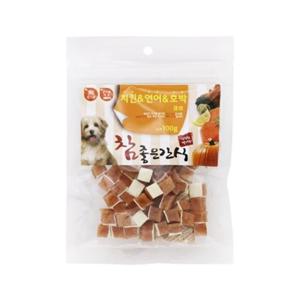 참좋은간식 치킨 연어 호박 큐브 100g