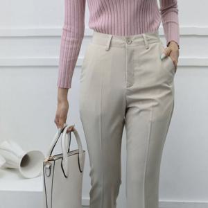 F006828_여자슬렉스 빅사이즈 밑단트임나팔바지