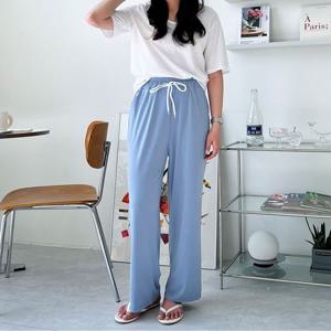 여성 여름 아이스 세미와이드팬츠 젝티 쿨팬츠 차르르