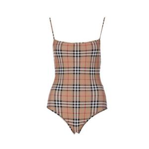 버버리 빈티지 체크 패턴 원피스 수영복 8009009 DOM