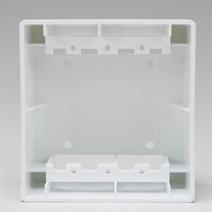 PVC노출 콘센트박스 2개용 54X120X115