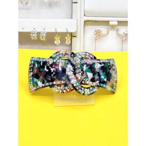 로뎀 세이브존05 프랑스 스와로브스키 리본 자동핀(그린블루)1 RRDB24020063