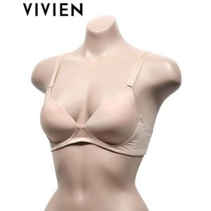 비비안 심플 깔끔한 몰드 노와이어 A컵브라